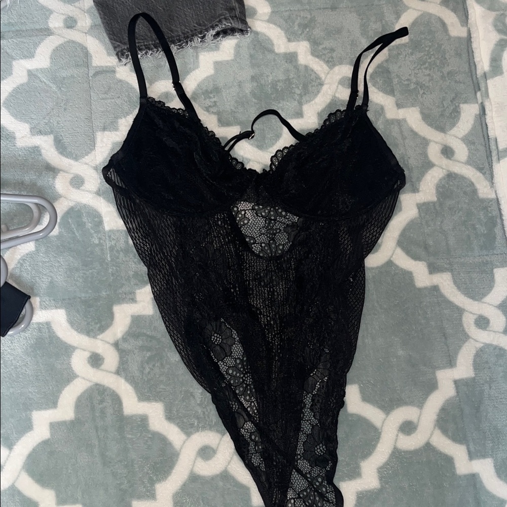Black Lace Bodysuit